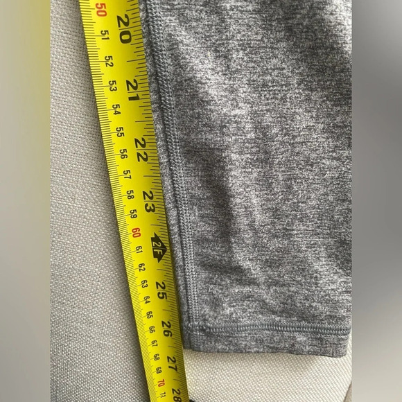 IVIVVA LULULEMON Girls  Heathered Gray Leggings Size 12 - Picture 10 of 12